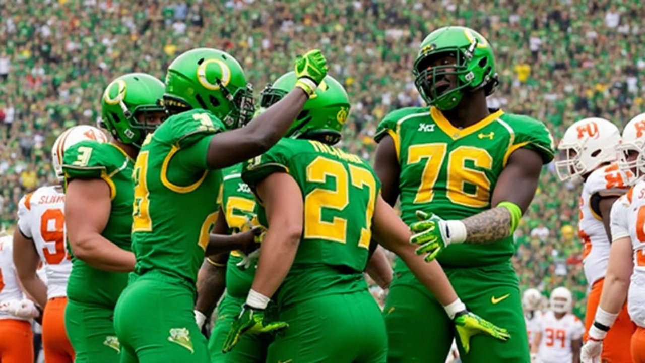 Oregon Ducks 69-3 Blowout: Defense Scores Twice as Moore Leads 2-0 Start